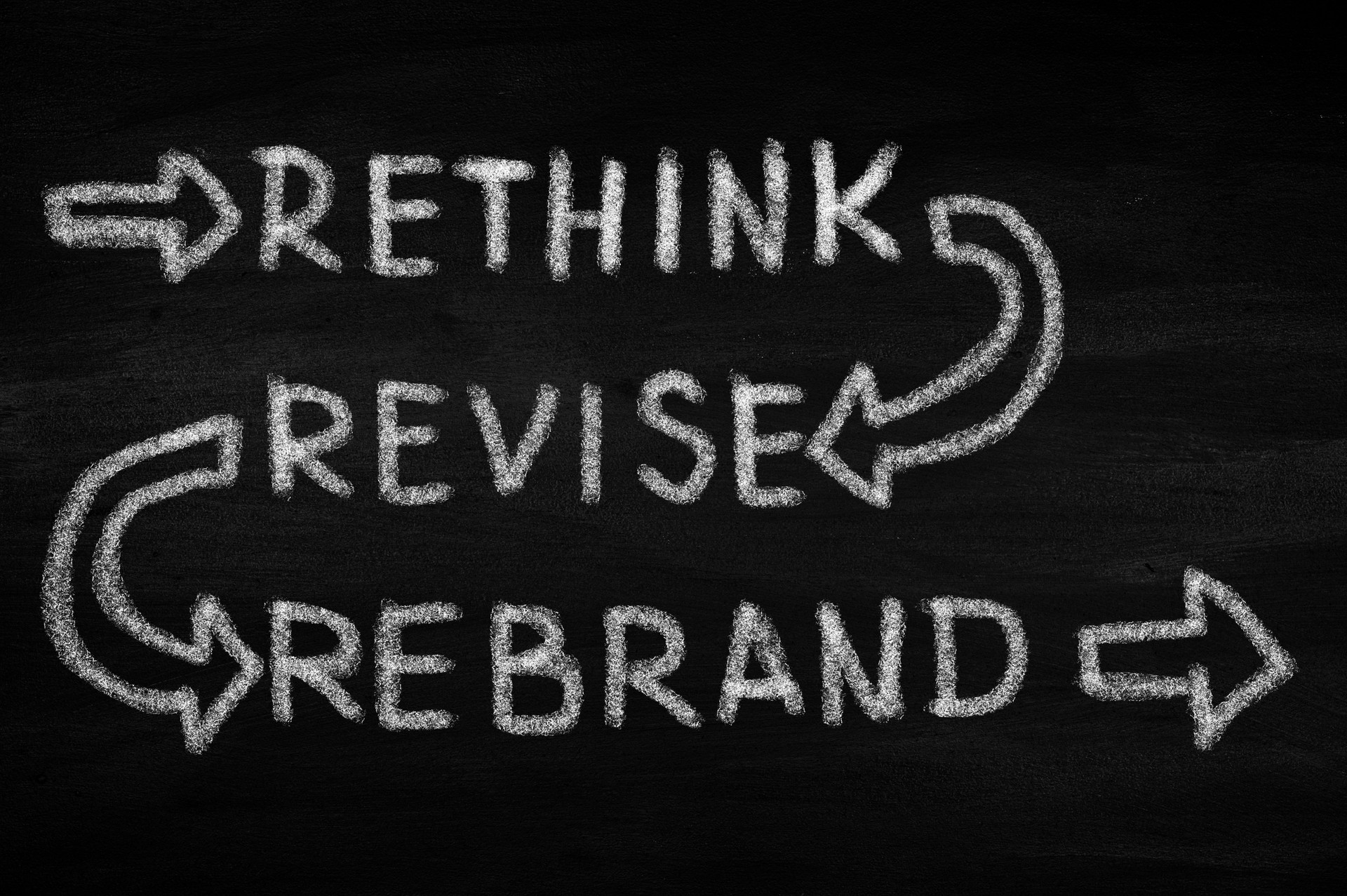 Rethink revise and rebrand